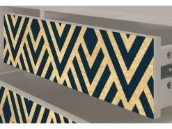 Mueble de TV - 170х59х48 cm - T4 - Egypt Triangles, Areia^ Móvel De Tv