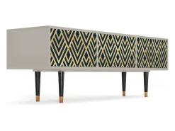 Mueble de TV - 170х59х48 cm - T4 - Egypt Triangles, Areia^ Móvel De Tv