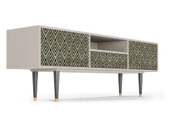 Sale Mueble de TV - 170х59х41 cm - T6 - Egypt Triangles, Areia Bege