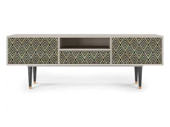 Sale Mueble de TV - 170х59х41 cm - T6 - Egypt Triangles, Areia Bege