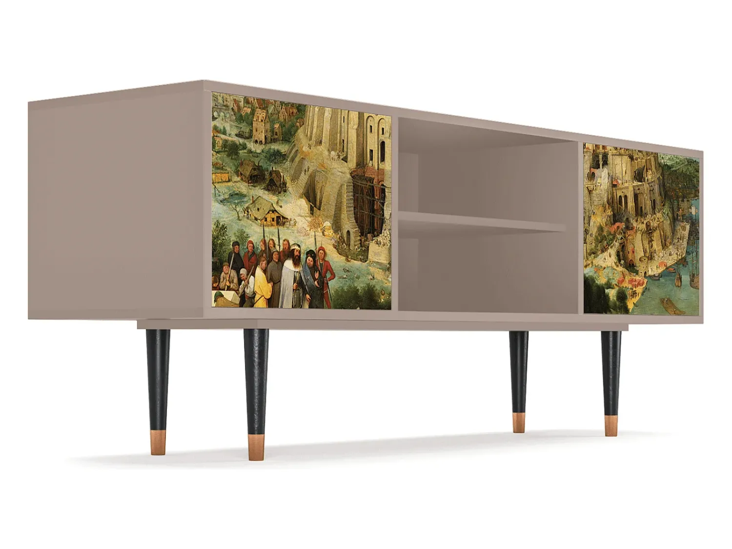 Online Mueble de TV - 170х69х48 cm - T2 - Elder The Tower, Latte Bege