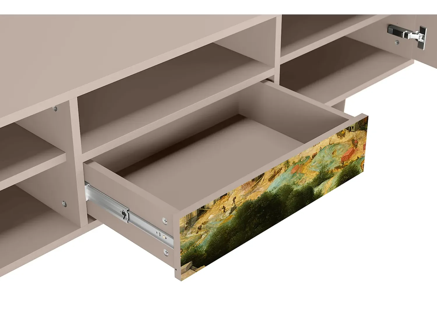 Mueble de TV - 170х59х41 cm - T6 - Elder The Tower, Latte^ Móvel De Tv