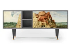 Online Mueble de TV - 150х69х41 cm - T5 - Elder The Tower, Cinza Cinzento