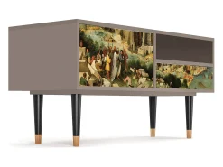 Móvel De Tv* Mueble de TV - 115х59х48 cm - T3 - Elder The Tower, Latte Bege