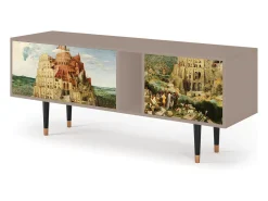 Mueble de TV - 170х69х48 cm - T1 - Elder The Tower, Latte^ Móvel De Tv