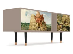 Mueble de TV - 170х69х48 cm - T1 - Elder The Tower, Latte^ Móvel De Tv