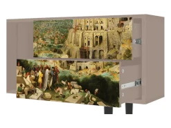 Mueble de TV - 170х69х48 cm - T1 - Elder The Tower, Latte^ Móvel De Tv