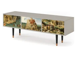 Online Mueble de TV - 170х59х48 cm - T4 - Elder The Tower, Areia Bege
