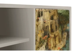 Móvel De Tv* Mueble de TV - 170х69х48 cm - T2 - Elder The Tower, Areia Bege