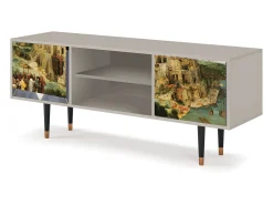 Móvel De Tv* Mueble de TV - 170х69х48 cm - T2 - Elder The Tower, Areia Bege