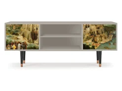 Móvel De Tv* Mueble de TV - 170х69х48 cm - T2 - Elder The Tower, Areia Bege