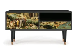 Móvel De Tv* Mueble de TV - 115х59х48 cm - T3 - Elder The Tower, Antracite Cinza antracite