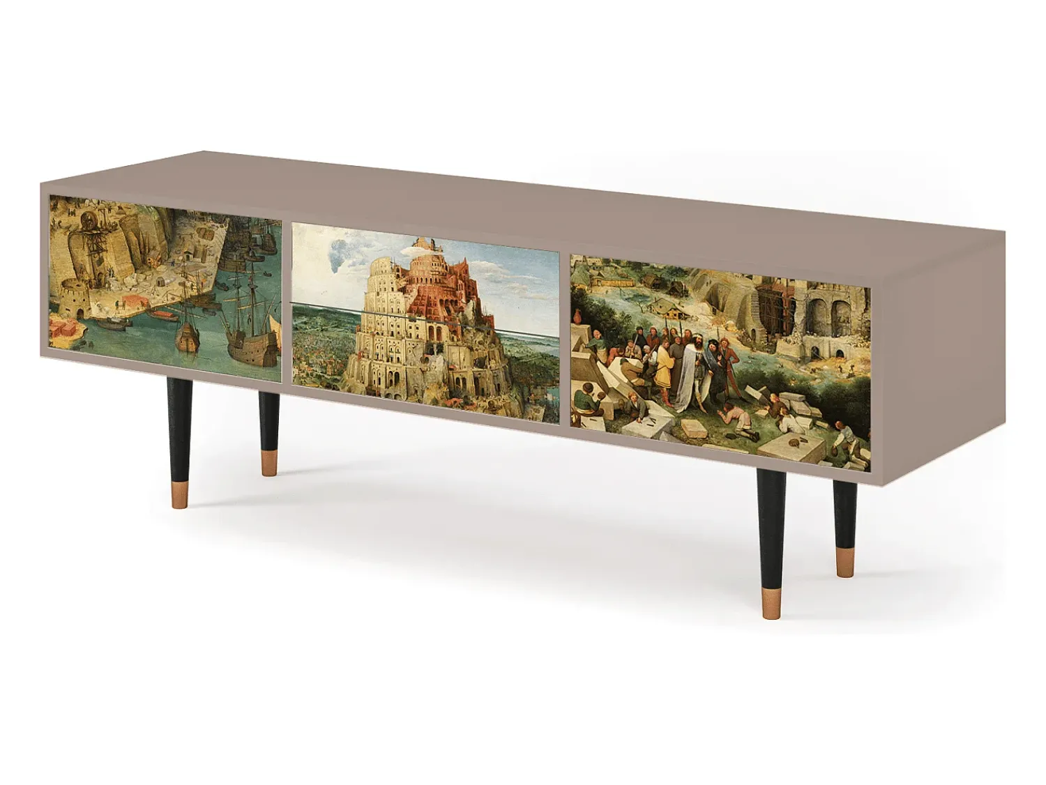 Sale Mueble de TV - 170х59х48 cm - T4 - Elder The Tower, Latte Bege