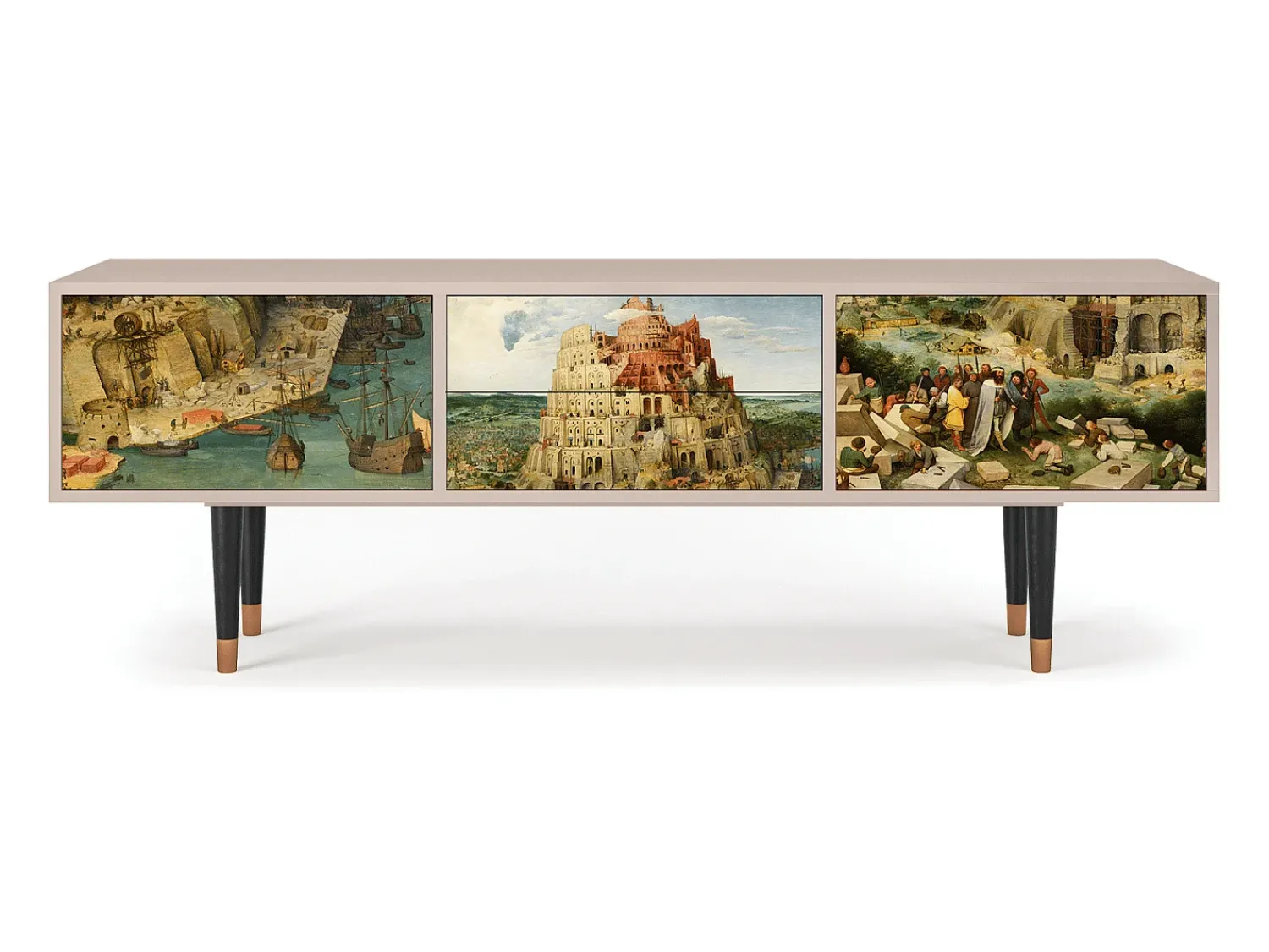 Sale Mueble de TV - 170х59х48 cm - T4 - Elder The Tower, Latte Bege
