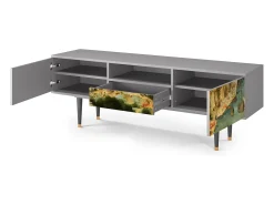Móvel De Tv* Mueble de TV - 170х59х41 cm - T6 - Elder The Tower, Cinza Cinzento