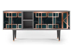 Discount Mueble de TV - 150х69х41 cm - T5 - Emerald Metro, Cinza Cinzento