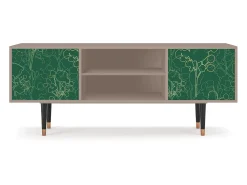 Móvel De Tv| Mueble de TV - 170х69х48 cm - T2 - Emerald Forest, Latte Bege