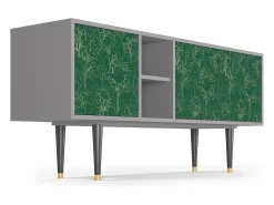 Mueble de TV - 150х69х41 cm - T5 - Emerald Forest, Cinza^ Móvel De Tv