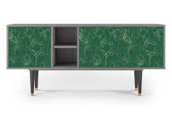 Mueble de TV - 150х69х41 cm - T5 - Emerald Forest, Cinza^ Móvel De Tv