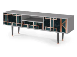 Mueble de TV - 170х59х41 cm - T6 - Emerald Metro, Cinza^ Móvel De Tv