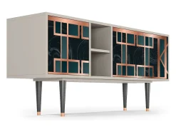Mueble de TV - 150х69х41 cm - T5 - Emerald Metro, Areia^ Móvel De Tv