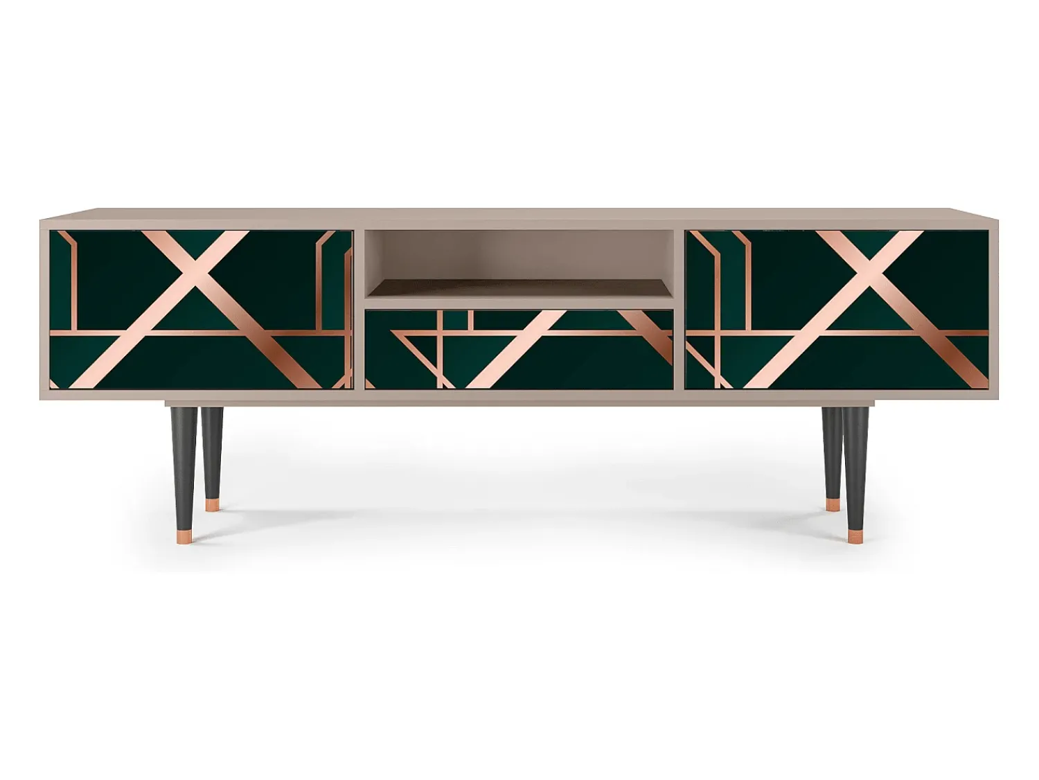 Mueble de TV - 170х59х41 cm - T6 - Emerald Gatsby, Latte^ Móvel De Tv
