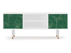 Móvel De Tv| Mueble de TV - 170х69х48 cm - T2 - Emerald Forest, Branco Bege