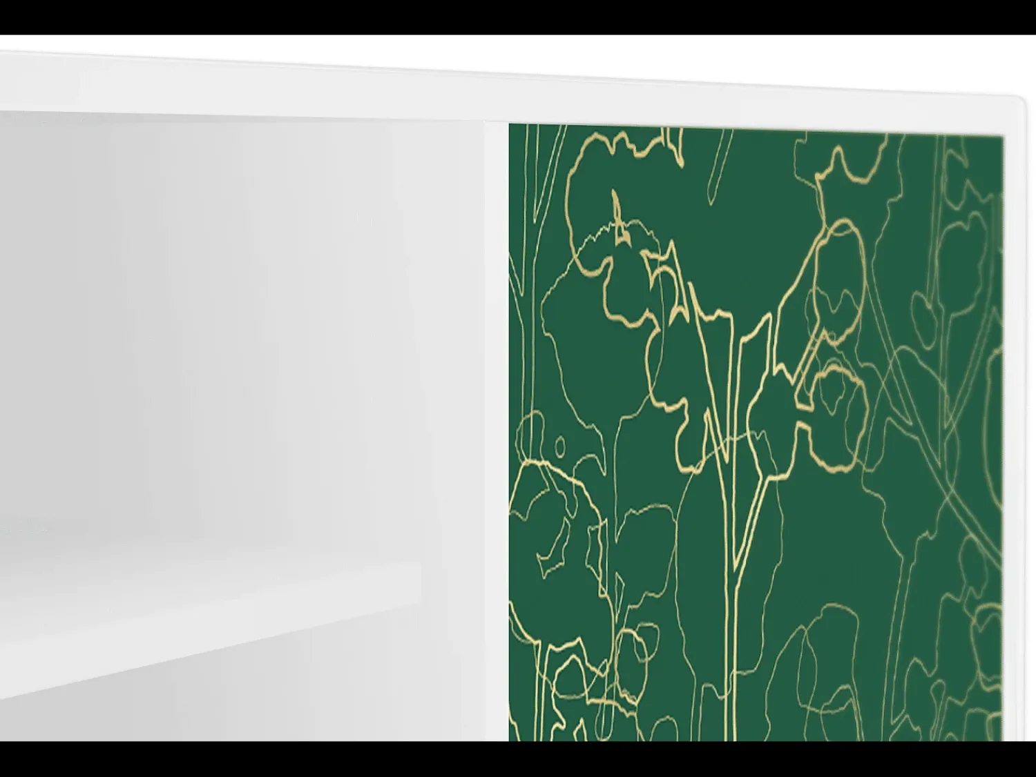 Móvel De Tv| Mueble de TV - 170х69х48 cm - T2 - Emerald Forest, Branco Bege