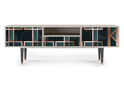 Móvel De Tv| Mueble de TV - 170х59х41 cm - T6 - Emerald Metro, Areia Bege