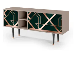 Móvel De Tv| Mueble de TV - 150х69х41 cm - T5 - Emerald Gatsby, Latte Bege