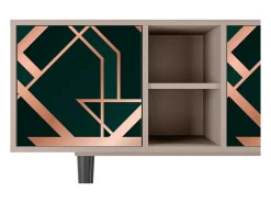 Móvel De Tv| Mueble de TV - 150х69х41 cm - T5 - Emerald Gatsby, Latte Bege