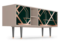 Móvel De Tv| Mueble de TV - 150х69х41 cm - T5 - Emerald Gatsby, Latte Bege