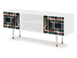 Online Mueble de TV - 170х69х48 cm - T2 - Emerald Metro, Branco Bege
