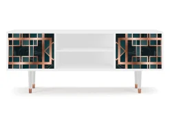 Online Mueble de TV - 170х69х48 cm - T2 - Emerald Metro, Branco Bege