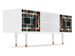 Online Mueble de TV - 170х69х48 cm - T2 - Emerald Metro, Branco Bege