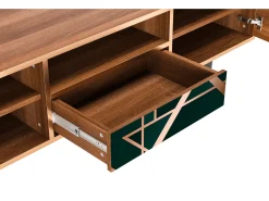 Online Mueble de TV - 170х59х41 cm - T6 - Emerald Gatsby, Nogueira Castanho