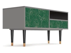 Mueble de TV - 115х59х48 cm - T3 - Emerald Forest, Cinza^ Móvel De Tv
