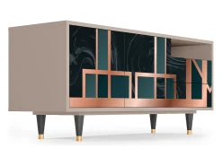 Mueble de TV - 125х56х41 cm - T7 - Emerald Metro, Latte^ Móvel De Tv
