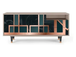 Mueble de TV - 125х56х41 cm - T7 - Emerald Metro, Latte^ Móvel De Tv