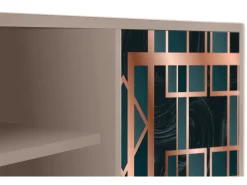 Móvel De Tv| Mueble de TV - 170х69х48 cm - T2 - Emerald Metro, Latte Bege