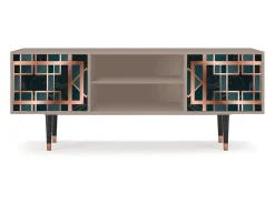 Móvel De Tv| Mueble de TV - 170х69х48 cm - T2 - Emerald Metro, Latte Bege