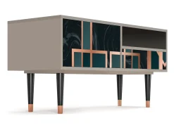 Móvel De Tv* Mueble de TV - 115х59х48 cm - T3 - Emerald Metro, Areia Bege