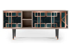 Móvel De Tv* Mueble de TV - 150х69х41 cm - T5 - Emerald Metro, Latte Bege