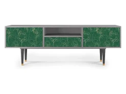 Best Mueble de TV - 170х59х41 cm - T6 - Emerald Forest, Cinza Cinzento