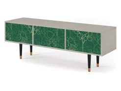 Móvel De Tv* Mueble de TV - 170х59х48 cm - T4 - Emerald Forest, Areia Bege