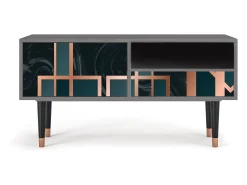 Discount Mueble de TV - 115х59х48 cm - T3 - Emerald Metro, Cinza Cinzento