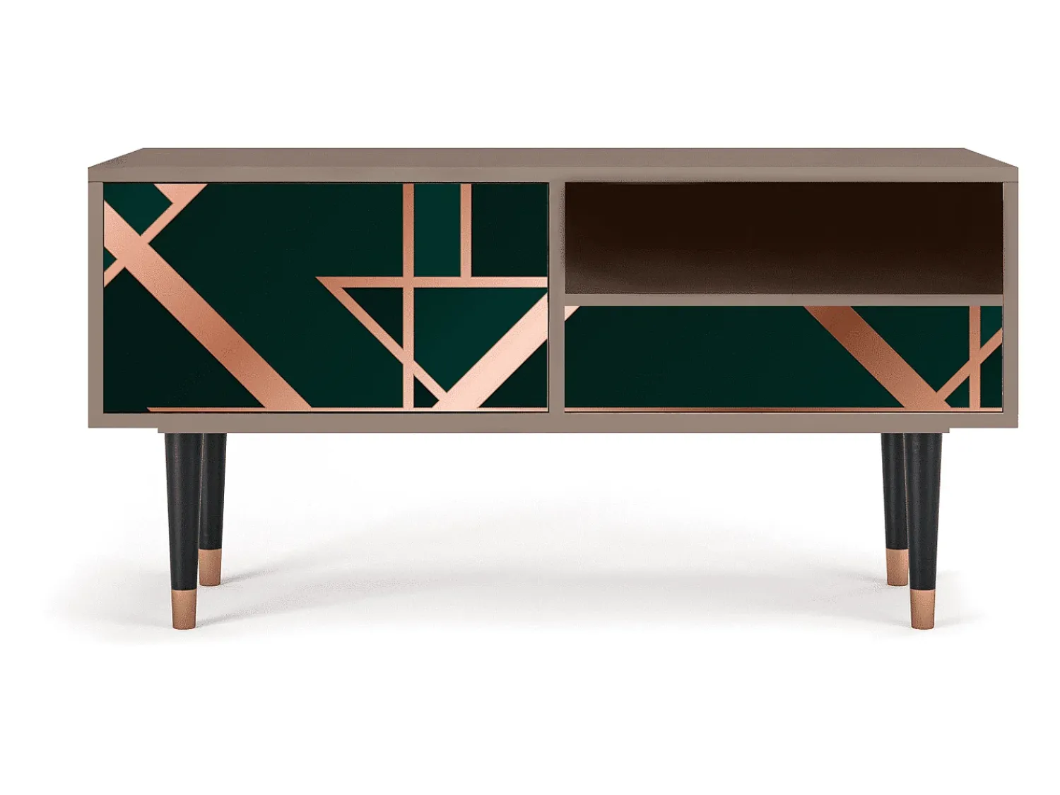 Mueble de TV - 115х59х48 cm - T3 - Emerald Gatsby, Latte^ Móvel De Tv