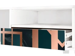 Online Mueble de TV - 115х59х48 cm - T3 - Emerald Metro, Branco Bege