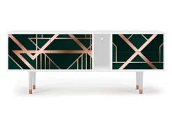 Móvel De Tv| Mueble de TV - 170х69х48 cm - T1 - Emerald Gatsby, Branco Bege