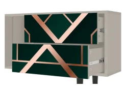 Hot Mueble de TV - 170х69х48 cm - T1 - Emerald Gatsby, Areia Bege